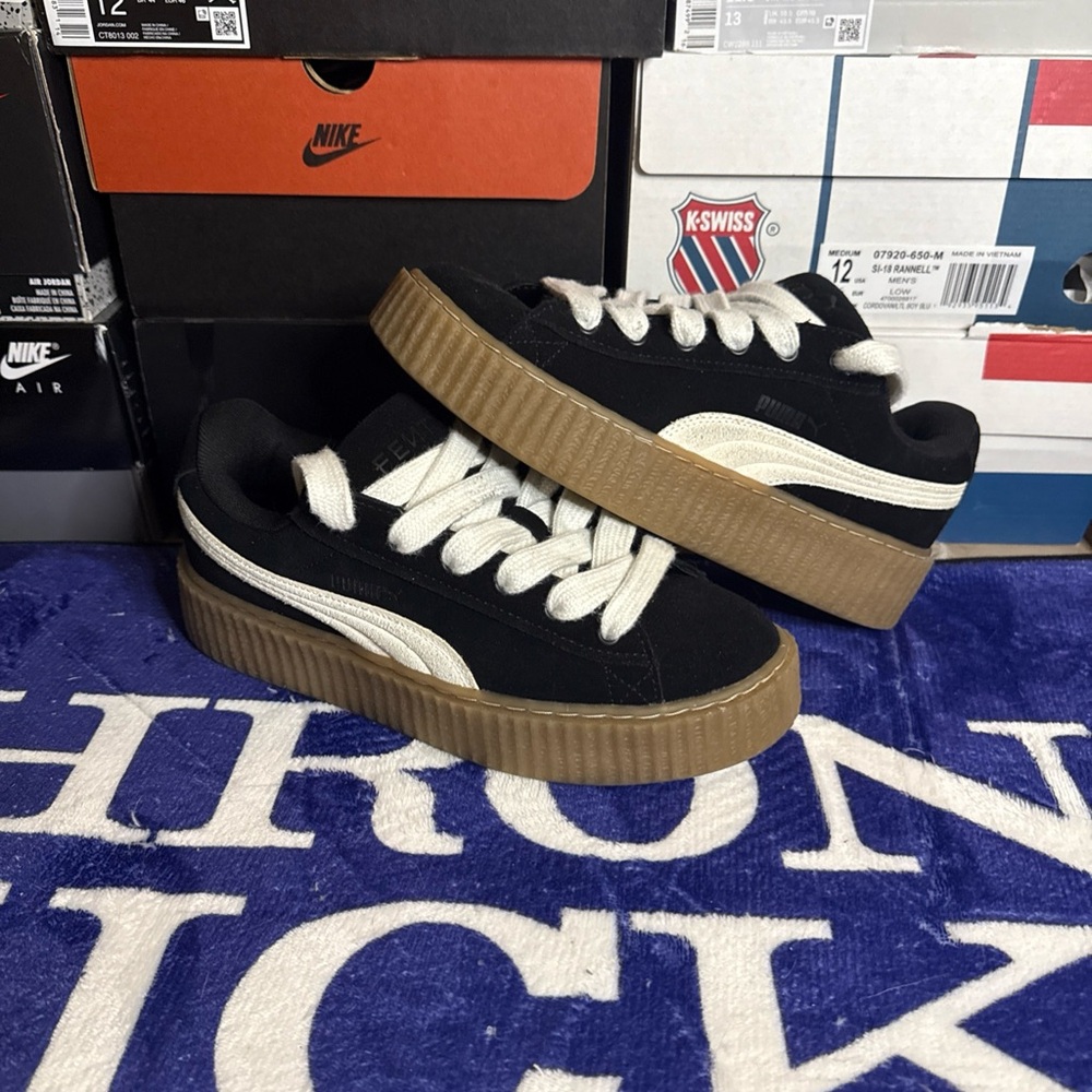 Fenty x Puma Creeper Phatty Black Warm White W 9